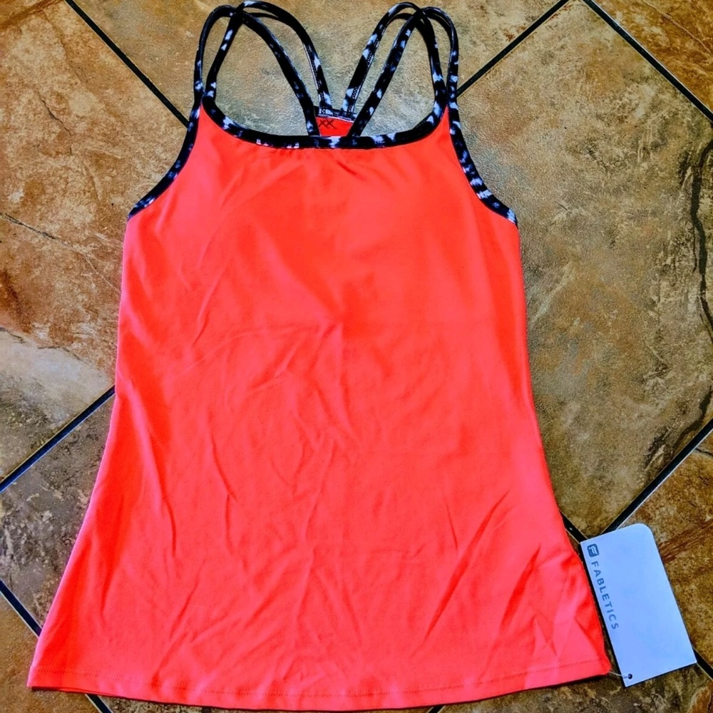 Fabletics coral tank top xs NWT
